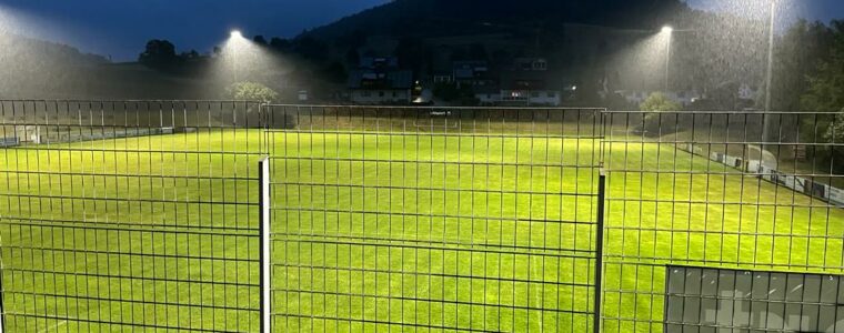 VfL Riedböhringen stellt um auf LED Flutlicht!